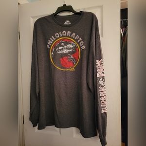 NWOT Men's Jurassic World Long Sleeve Shirt